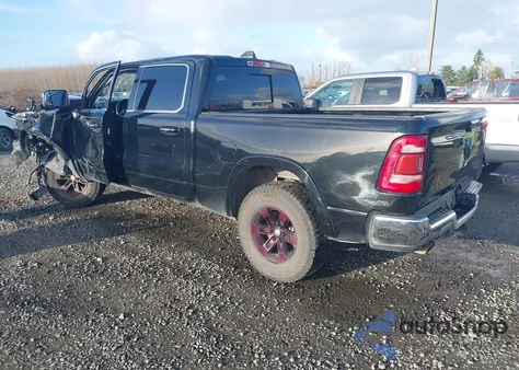 2021 Ram 1500 Laramie 4X4 6'4 Box из США, поврежденный, VIN 1C6SRFRT2MN742639